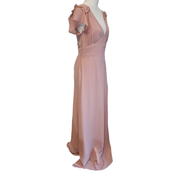 NEW ModCloth You're Flowing Places Maxi Dress in Mauve Rose - Picture 5 of 12